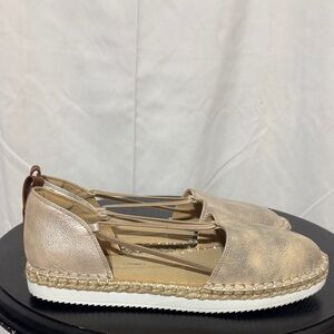 Rockport Metallic Espadrille Flats